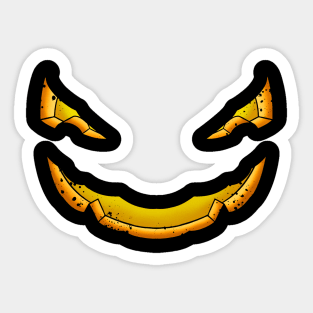 cool pumpkin jack o'lantern lazy this is my halloween costume Sticker